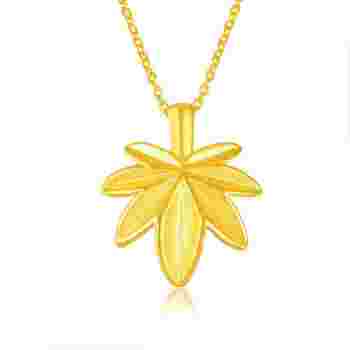 黄金项链坠子的款式图片,黄金项链的坠子怎样方便佩戴-第1张图片-翡翠网