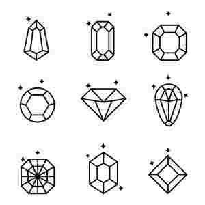 水晶钻石简笔画,水晶钻石画手工活图片-第2张图片-翡翠网