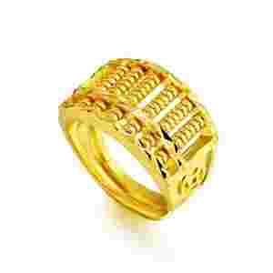 男士黄金戒指戴哪个手指男士黄金戒指-第1张图片-翡翠网