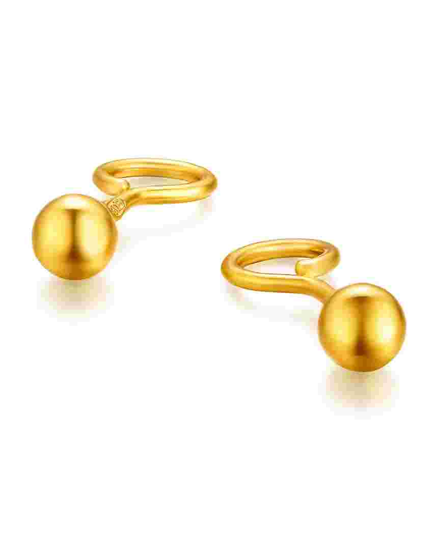 一对黄金耳钉多少克,一对黄金耳钉多少克正常-第2张图片-翡翠网