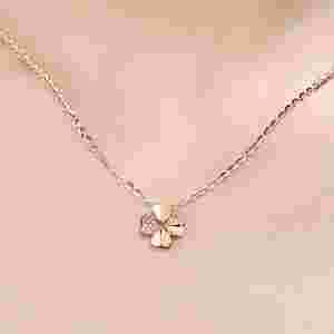 老凤祥18K金项链加蓝宝石吊坠老凤祥18k金项链-第2张图片-翡翠网