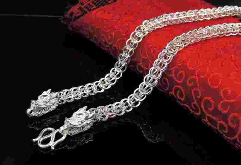 男士100克银项链男士100克银项链多少钱-第2张图片-翡翠网