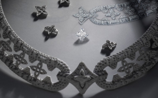 Louis Vuitton 路易威登 Bones 钻石项链 永不过时的华丽亘古之风