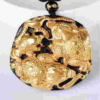 黄金黑曜石,黄金黑曜石手链-第1张图片-翡翠网