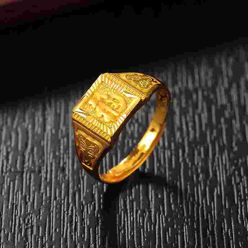 中国黄金戒指男款最新中国黄金戒指男款-第1张图片-翡翠网
