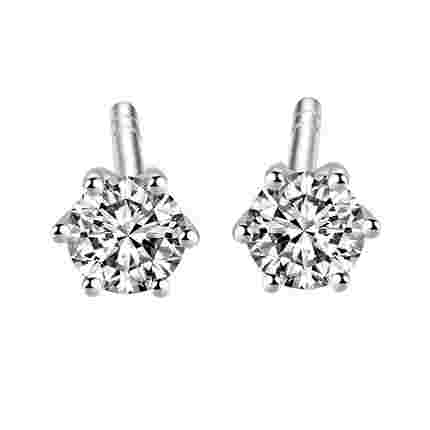 18k金钻石耳钉,18k金钻石耳钉好不好-第1张图片-翡翠网