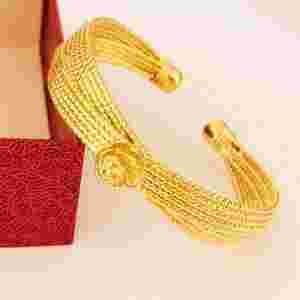 老凤祥黄金手镯2022老凤祥黄金手镯2023最新款图片-第1张图片-翡翠网 老凤祥黄金手镯2022老凤祥黄金手镯2023最新款图片-第1张图片-翡翠网