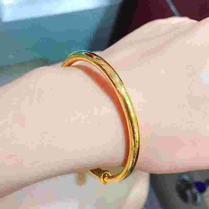 42克实心黄金手镯能有多大40克实心黄金手镯小吗-第2张图片-翡翠网 42克实心黄金手镯能有多大40克实心黄金手镯小吗-第2张图片-翡翠网