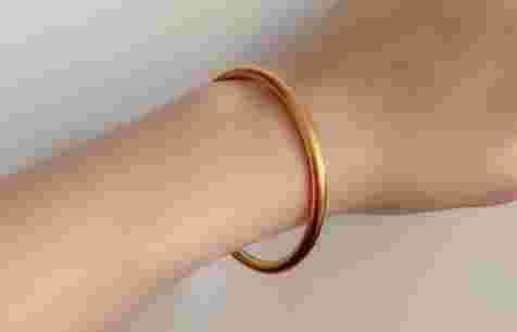 黄金手镯黄金手镯款式图片-第1张图片-翡翠网