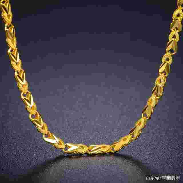 不容易断的金项链图片,不容易断的金项链图片清晰图-第1张图片-翡翠网 不容易断的金项链图片,不容易断的金项链图片清晰图-第1张图片-翡翠网