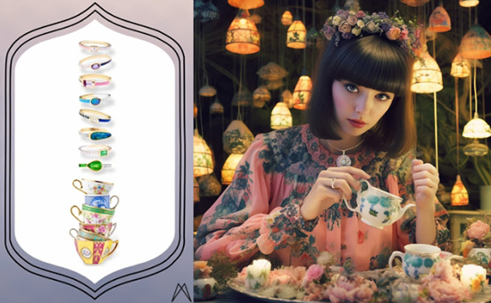 下午茶元素雕刻复古时光 纽约珠宝商Unhada 推出 Tea Party 系列-第1张图片-翡翠网 下午茶元素雕刻复古时光 纽约珠宝商Unhada 推出 Tea Party 系列-第1张图片-翡翠网