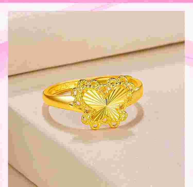 女士黄金2022戒指女士黄金戒指款式及价格-第1张图片-翡翠网 女士黄金2022戒指女士黄金戒指款式及价格-第1张图片-翡翠网