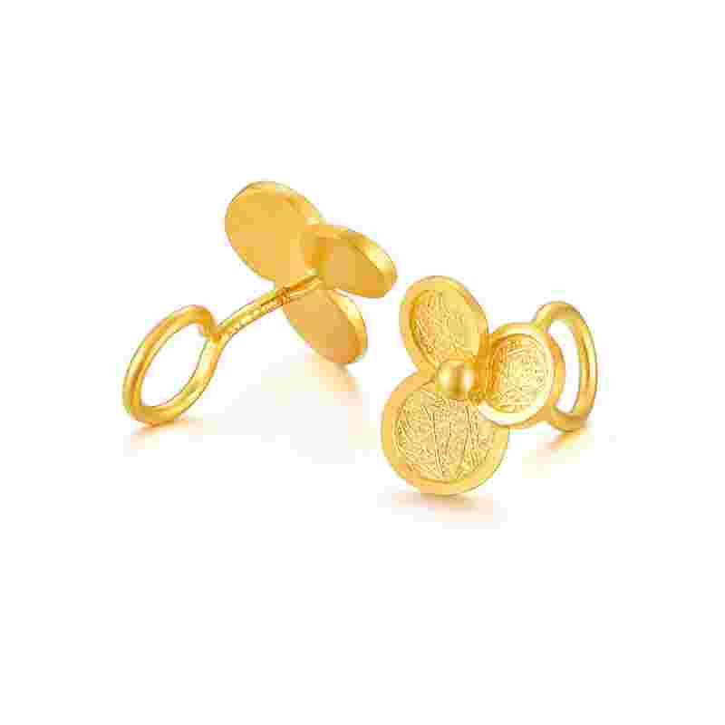 一对纯金耳钉多少钱一对纯金耳钉多少钱?-第1张图片-翡翠网