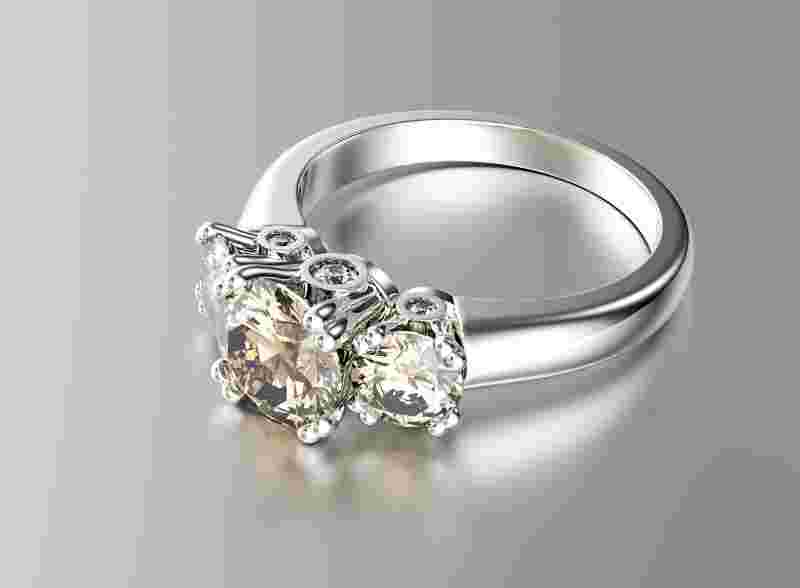 大钻石戒指图片夸张,大钻石戒指-第1张图片-翡翠网