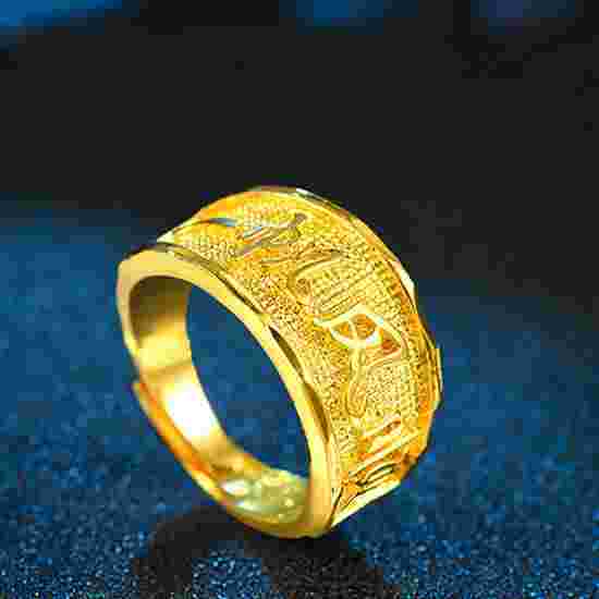 金戒指图片男士,金戒指图片女款年轻人-第2张图片-翡翠网 金戒指图片男士,金戒指图片女款年轻人-第2张图片-翡翠网