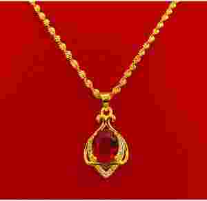 黄金项链的图片全部黄金项链真实图片,拍照图片-第2张图片-翡翠网