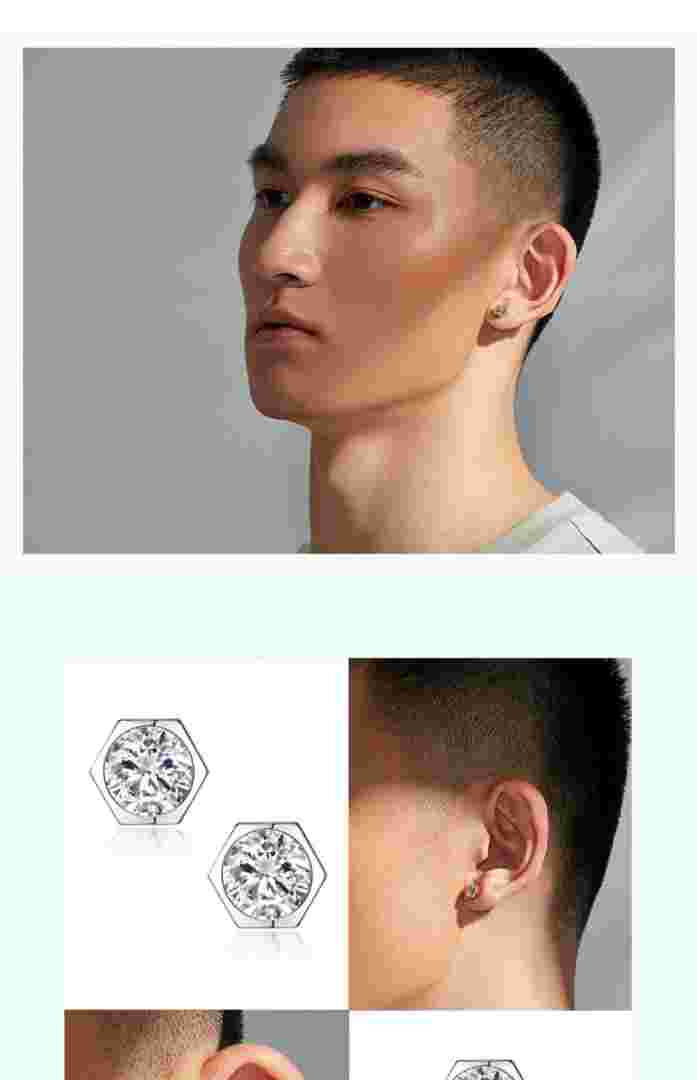 25分钻石耳钉大吗,20分钻石耳钉佩戴效果-第1张图片-翡翠网 25分钻石耳钉大吗,20分钻石耳钉佩戴效果-第1张图片-翡翠网