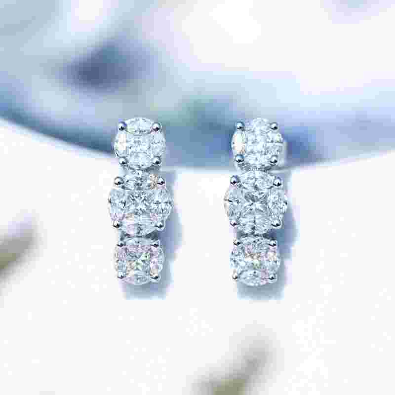 一般钻石耳钉多少分的好,钻石耳钉几毫米最好看-第1张图片-翡翠网 一般钻石耳钉多少分的好,钻石耳钉几毫米最好看-第1张图片-翡翠网