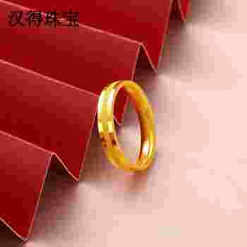 黄金戒指女款黄金戒指女款式大全图片 最流行-第1张图片-翡翠网