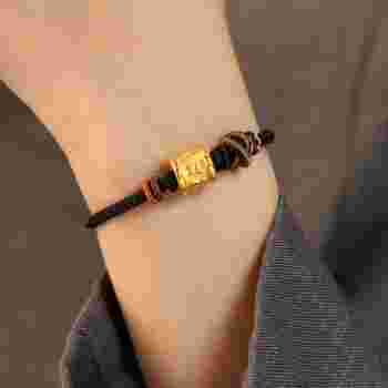 黄金手链图片,手链黄金图片女款-第1张图片-翡翠网 黄金手链图片,手链黄金图片女款-第1张图片-翡翠网