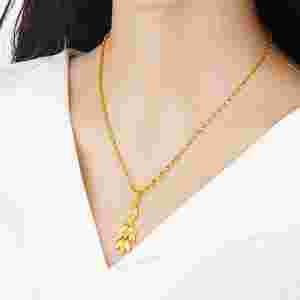 老凤祥黄金项链女款最新款,老凤祥女士项链价格-第1张图片-翡翠网