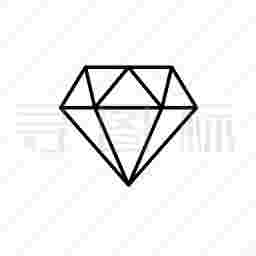 钻石元素简笔画钻石元素图-第2张图片-翡翠网