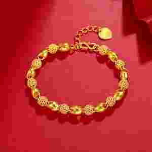 老凤祥金手链图片女款老凤祥黄金手链女款-第2张图片-翡翠网 老凤祥金手链图片女款老凤祥黄金手链女款-第2张图片-翡翠网