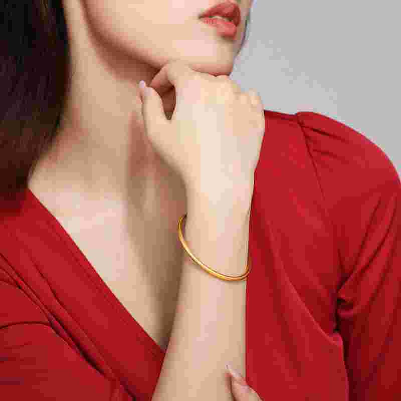 新款黄金手镯图片,新款黄金手镯图片女-第1张图片-翡翠网