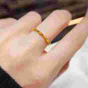 金戒指图片女款,金戒指图片女款大全2023新款-第1张图片-翡翠网 金戒指图片女款,金戒指图片女款大全2023新款-第1张图片-翡翠网