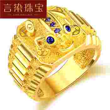10克纯金男戒指,男士金戒指10克多少钱-第2张图片-翡翠网 10克纯金男戒指,男士金戒指10克多少钱-第2张图片-翡翠网