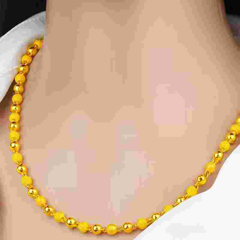 黄金珠子项链一般多少颗,黄金珠子项链-第2张图片-翡翠网 黄金珠子项链一般多少颗,黄金珠子项链-第2张图片-翡翠网