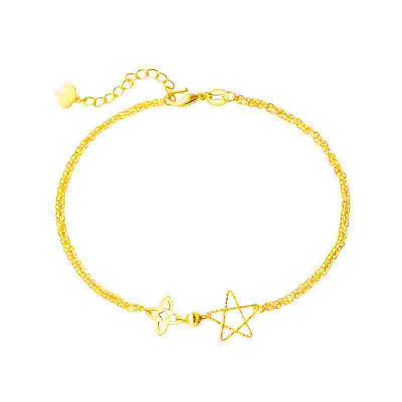 女士最流行的黄金手链,2021女士最新款黄金手链-第1张图片-翡翠网