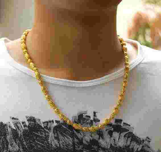 金项链男款图片欣赏,金项链男款-第2张图片-翡翠网 金项链男款图片欣赏,金项链男款-第2张图片-翡翠网