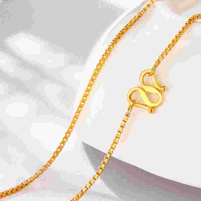 女人戴几克金项链好看,女士10克金项链图片-第1张图片-翡翠网