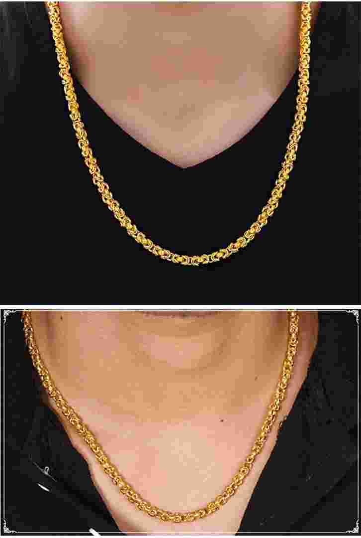 男士戴多少克的金项链好看哪?男士带80克金项链粗吗-第2张图片-翡翠网