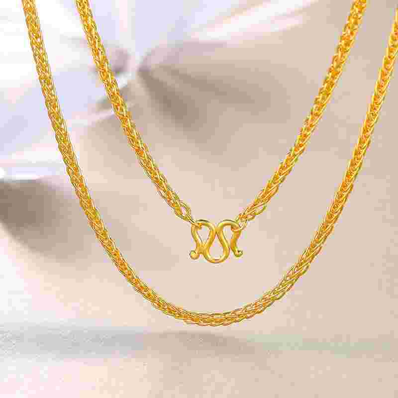 女士黄金项链款式漂亮图片女士黄金项链款式漂亮图片及价格-第1张图片-翡翠网 女士黄金项链款式漂亮图片女士黄金项链款式漂亮图片及价格-第1张图片-翡翠网