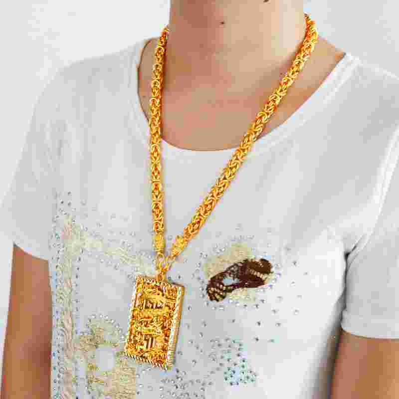 男士最粗的金项链图片,男人戴多粗的金项链好看-第2张图片-翡翠网 男士最粗的金项链图片,男人戴多粗的金项链好看-第2张图片-翡翠网