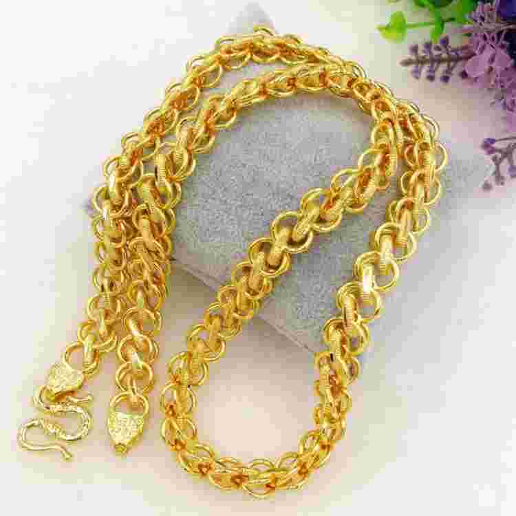 十克的黄金项链图片10克的黄金项链配多少克的吊坠合适-第1张图片-翡翠网 十克的黄金项链图片10克的黄金项链配多少克的吊坠合适-第1张图片-翡翠网