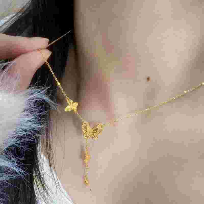 2020年黄金项链流行新款图片2022年黄金项链新款-第1张图片-翡翠网