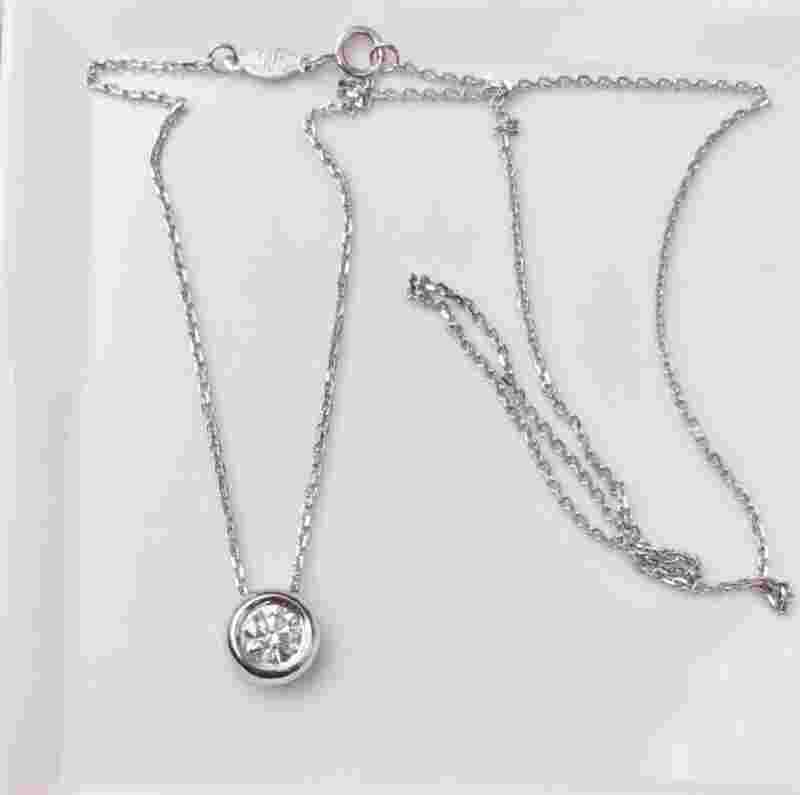 周大福最新款钻石项链图片,周大福最新款钻石项链-第2张图片-翡翠网