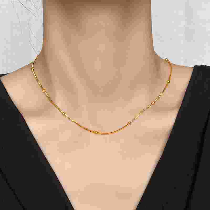 18k金项链会变黑吗18k金项链会变黑吗为什么-第1张图片-翡翠网