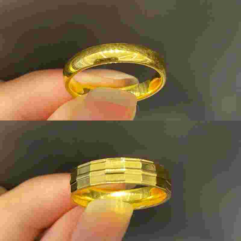 金戒指图片大全真实金戒指图片男款-第1张图片-翡翠网 金戒指图片大全真实金戒指图片男款-第1张图片-翡翠网