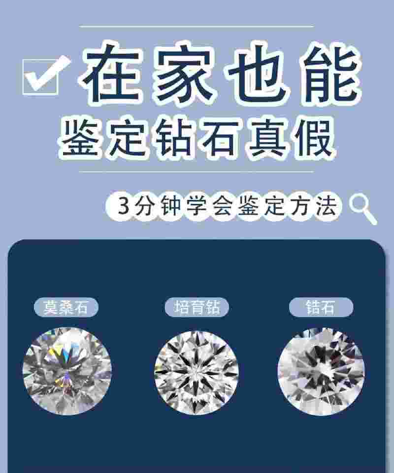 怎么辨别莫桑钻和真钻怎么区分真假莫桑钻-第1张图片-翡翠网 怎么辨别莫桑钻和真钻怎么区分真假莫桑钻-第1张图片-翡翠网