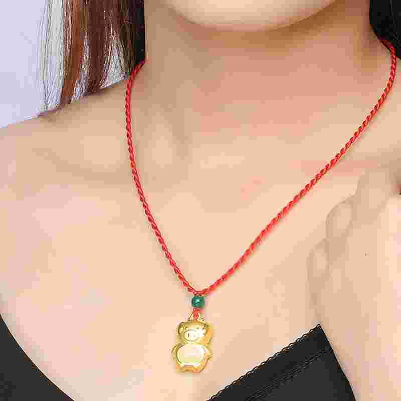 金项链玉吊坠款式好看黄金项链玉吊坠图片大全-第1张图片-翡翠网 金项链玉吊坠款式好看黄金项链玉吊坠图片大全-第1张图片-翡翠网