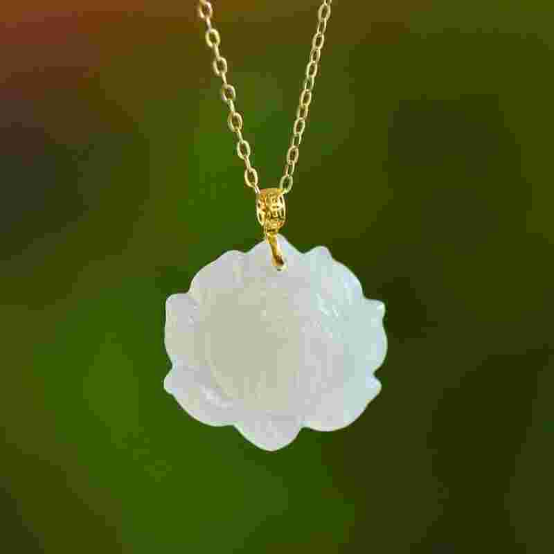 金项链玉吊坠款式好看黄金项链玉吊坠图片大全-第2张图片-翡翠网 金项链玉吊坠款式好看黄金项链玉吊坠图片大全-第2张图片-翡翠网