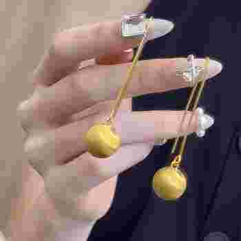 金耳吊坠能买多少钱,金耳坠图片大全