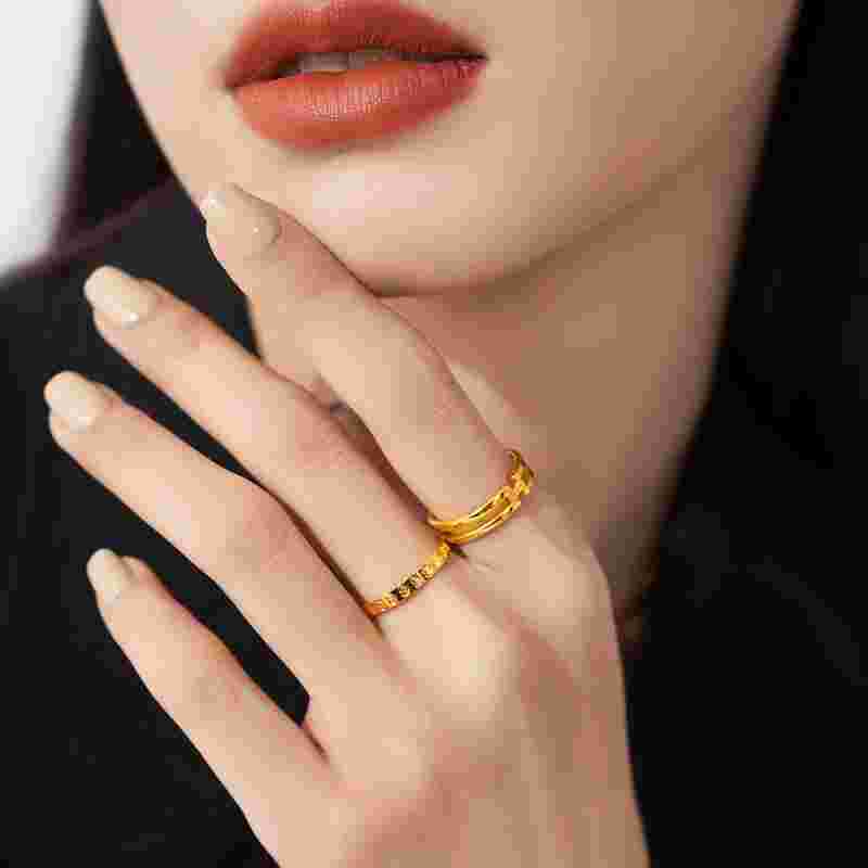 黄金戒指款式介绍及其特点图片黄金戒指款式介绍及其特点