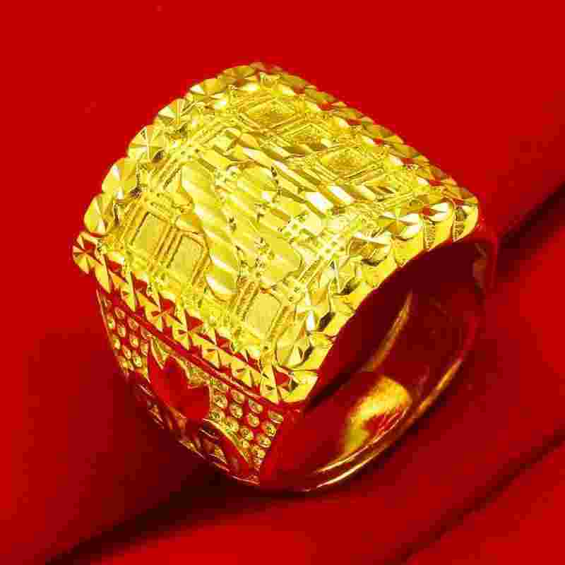 20克男士黄金戒指大吗,男的带20克的金戒指-第2张图片-翡翠网 20克男士黄金戒指大吗,男的带20克的金戒指-第2张图片-翡翠网