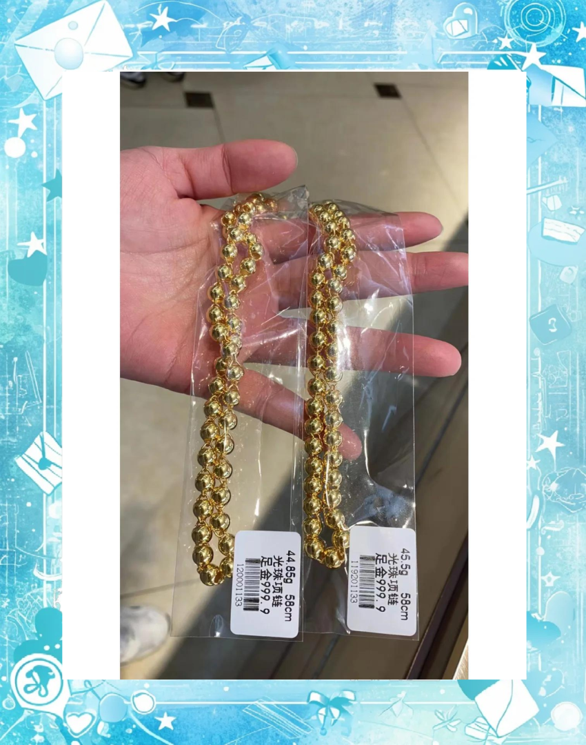 黄金项链的款式和特点黄金项链的款式