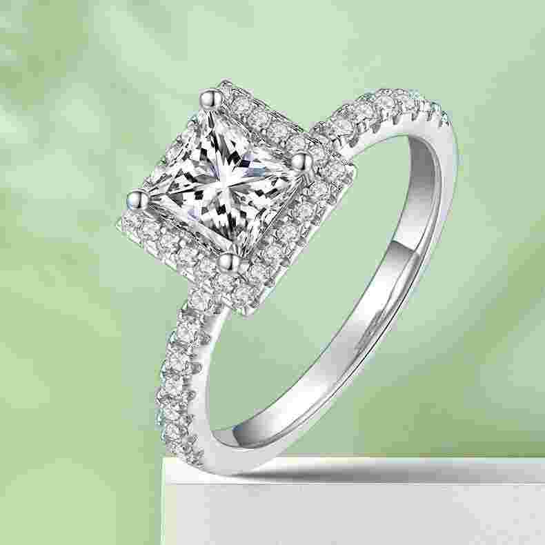 钻石女戒图片新款,钻石女士